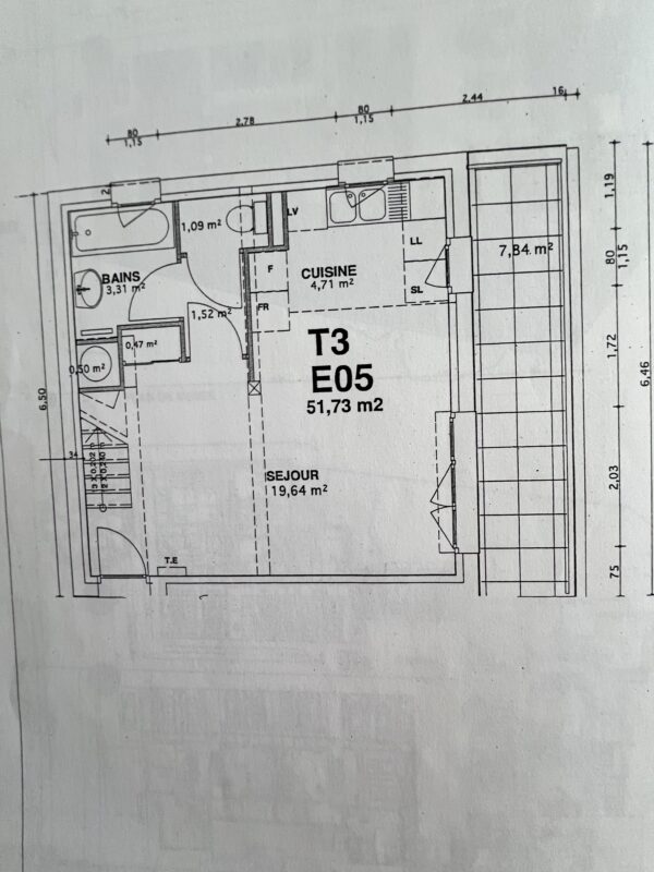 Appartement Duplex 3 pièces de 53m² avec terrasse – Image 11